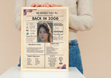 Newspaper Model 2006 Birthday Poster 18 year