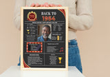 Red Model 1954 Birthday Poster 70 year